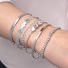 6 Piece Bracelet Set Irregular Metal Couple Bracelet