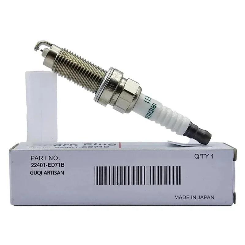 4 шт. Двойная иридиевая свеча зажигания 22401-ED71B FXE20HE11 для Nissan Tiida X-Trail Sentra Note Cube Juke Versa Micra Свеча зажигания