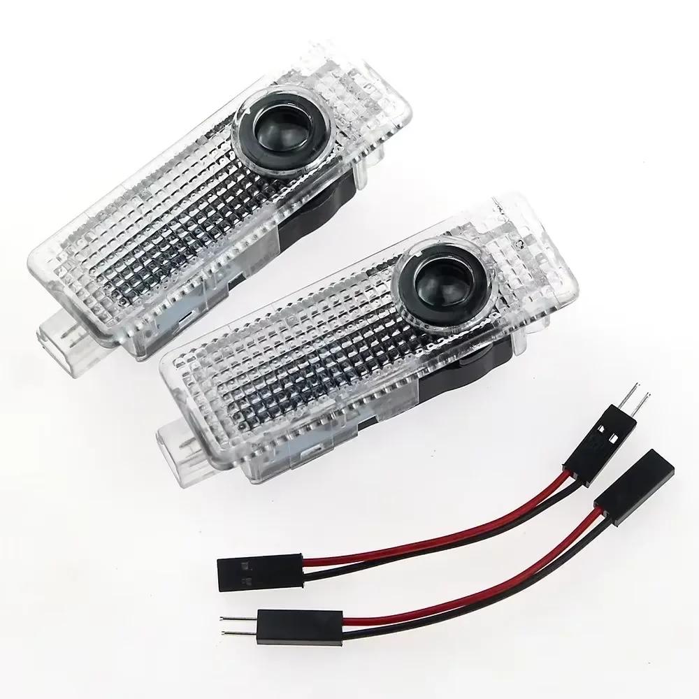 2Pcs LED Welcome Light Projector for BMW X1 1/3/5/7 Series E84 E90 E60 F10 F30 F15 F25 M3 M5 Door Decoration Car Accessories TZJHB1