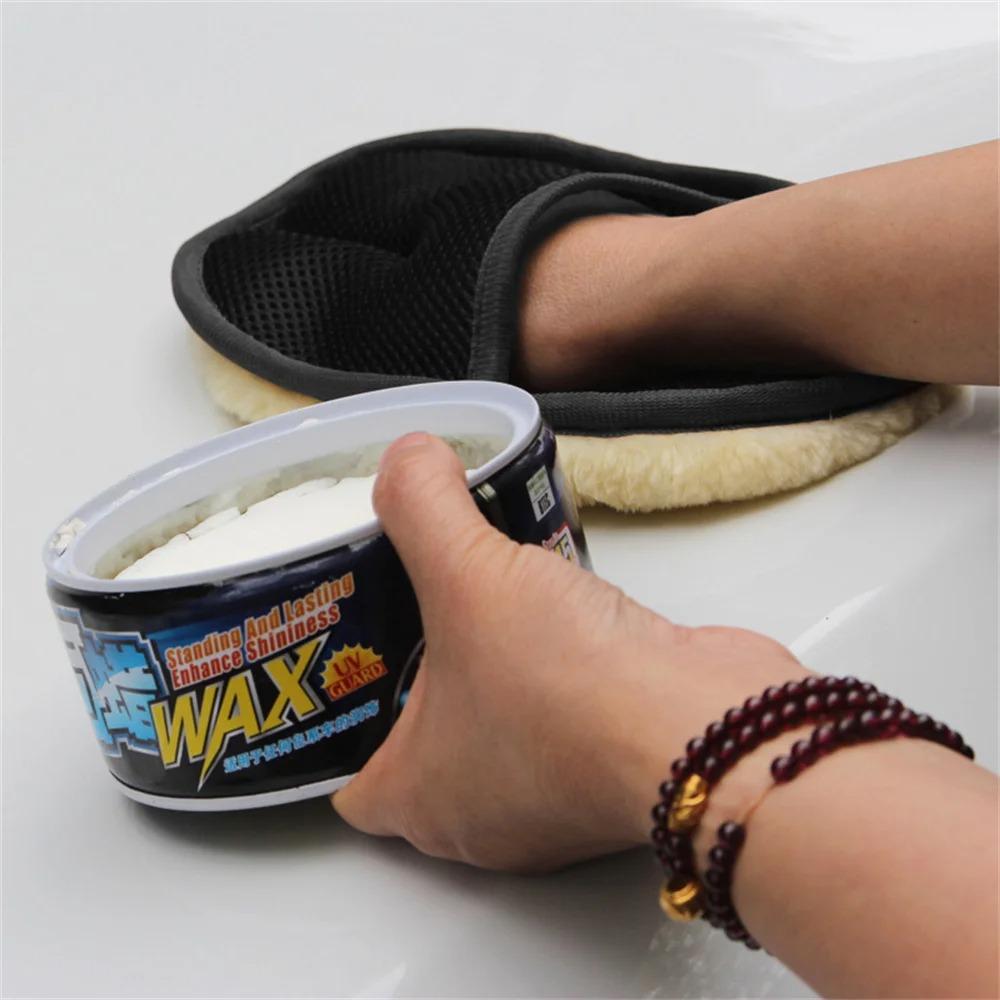Car Washing Imitation Wool Velvet Gloves Thickened Plush Car Wiping Gloves waxed Thickened Polished Car Cleaning Beauty Gloves