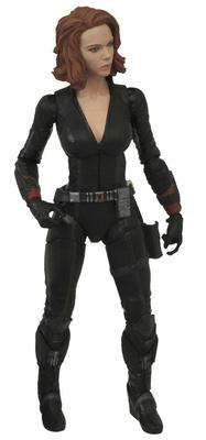 Фигурка Черной Вдовы из серии Marvel Select, высота около 18 см, «Мстители: Эра Альтрона», предварительно окрашенная,