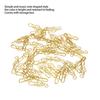 100 Pcs Gold/ Green Fancy Paperclips Anti Slip Cool Paper Clips Cute Small Paper Clips  Bookmark