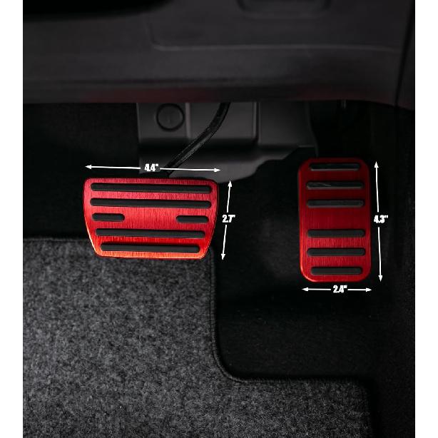 CKE Совместимо с Honda Civic CRV Odyssey Pilot Passport Ridgeline Аксессуары Спортивные Педали Автомобиля Накладки на Педали Тормоза и Акселератора