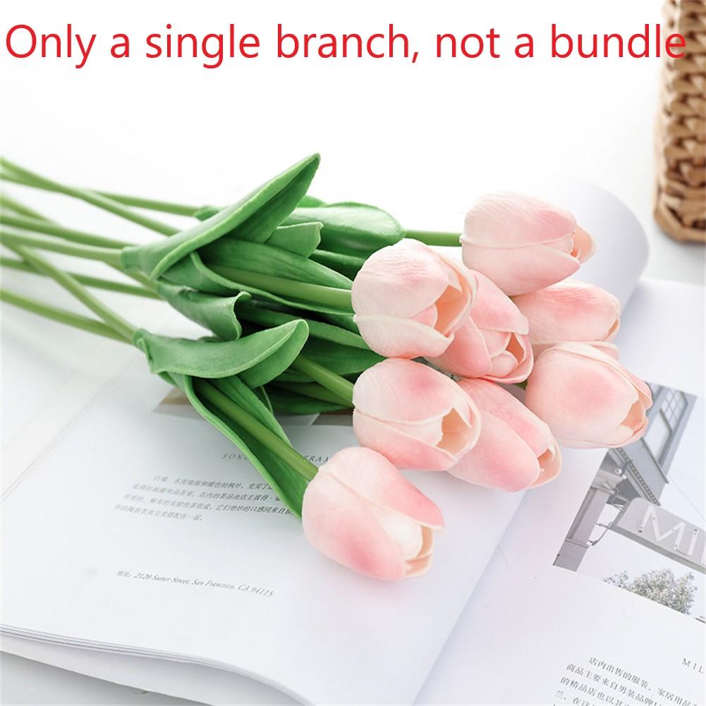 Миниатюрный искусственный тюльпан Bunga Tiruan Hand Bouquet Beauty в вазе