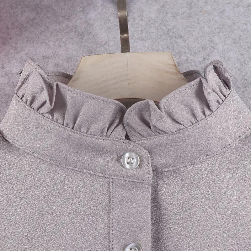 Elegant Stand Fake Collar Ladies New Formal Suit Lapel Shirt Detachable Collars Sweater Shirts Accessories Ladies False Collar