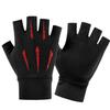 Mens Breathable Quick-Dry UV Protection Half-Finger Gloves Cycling Fishing Outdoor Sports Touchscreen Compatible