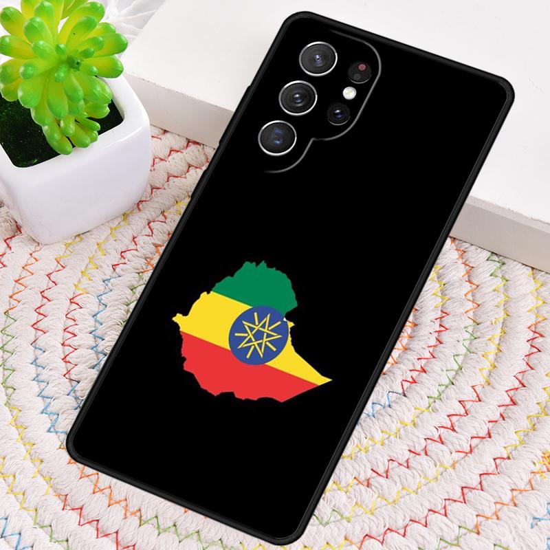 Чехол для телефона Флаг Эфиопии для Samsung Galaxy note 10 pro S26 Ultra S23 S24 FE S25 S21 S22 PLUS ударопрочный