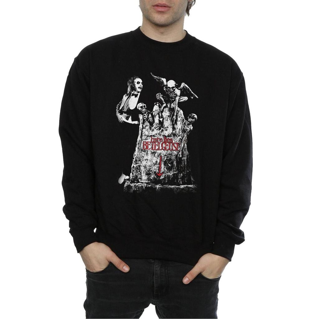 Beetlejuice Mens Graveyard Pose Sweatshirt