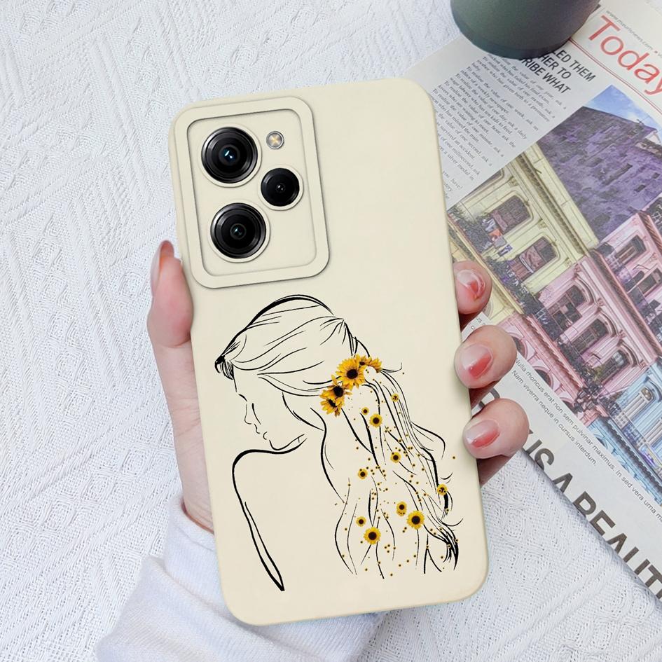 Чехол для телефона Xiaomi Poco C40 C55 M3 M4 Pro X3 X4 X5 Pro, мягкий жидкий силикон, матовый чехол с защитой от падения, защита камеры для мальчиков и девочек, бампер для Xiaomi Poco