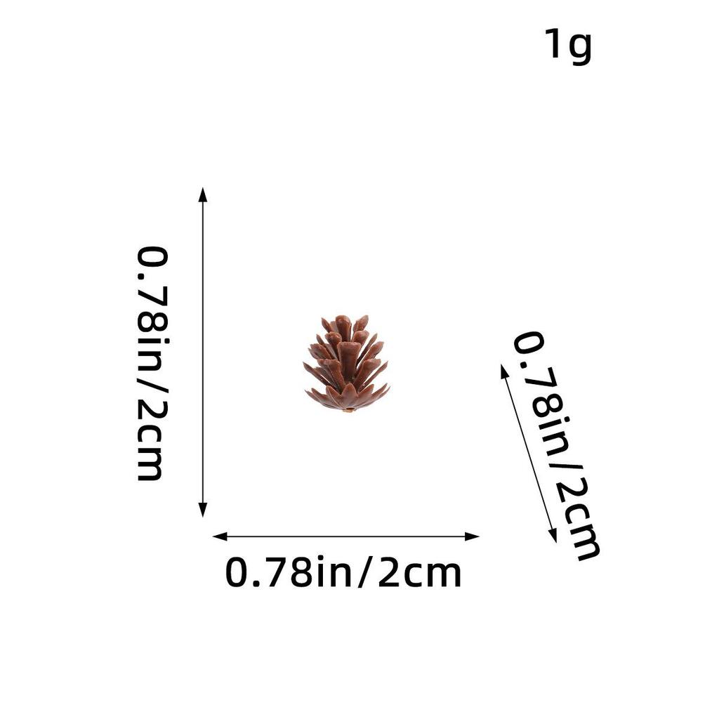 Рождественские украшения в виде сосновых шишек: Креативные пластиковые аксессуары в виде сосновых веток для фотосъемки и декора.