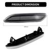 2 шт. Для Mini Cooper R60 Countryman R61 Paceman 2010-2017 Автомобильный Поворотник Боковой Маркер Крыла Световой Фонарь Чехол Оболочка Без Ламп