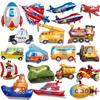 Cartoon Car Fire Truck Train Balloon Aircraft Rocket Ship Baby Shower Birthday Party Decoration Kids Toys Gifts Helium Balls