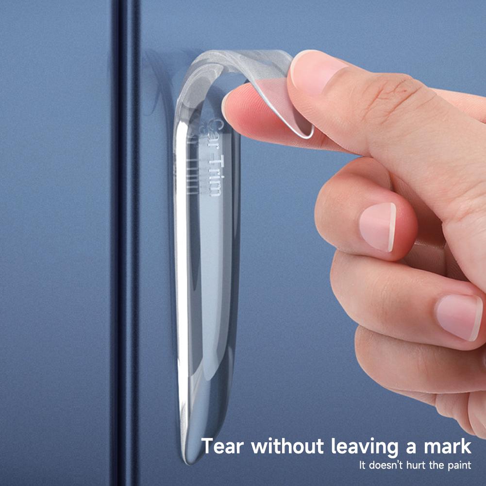 2 шт/4 шт бампер автомобиля дверь край колеса бровь зеркало заднего вида защита резиновая авто протектор защита царапин наклейка отделочные полосы