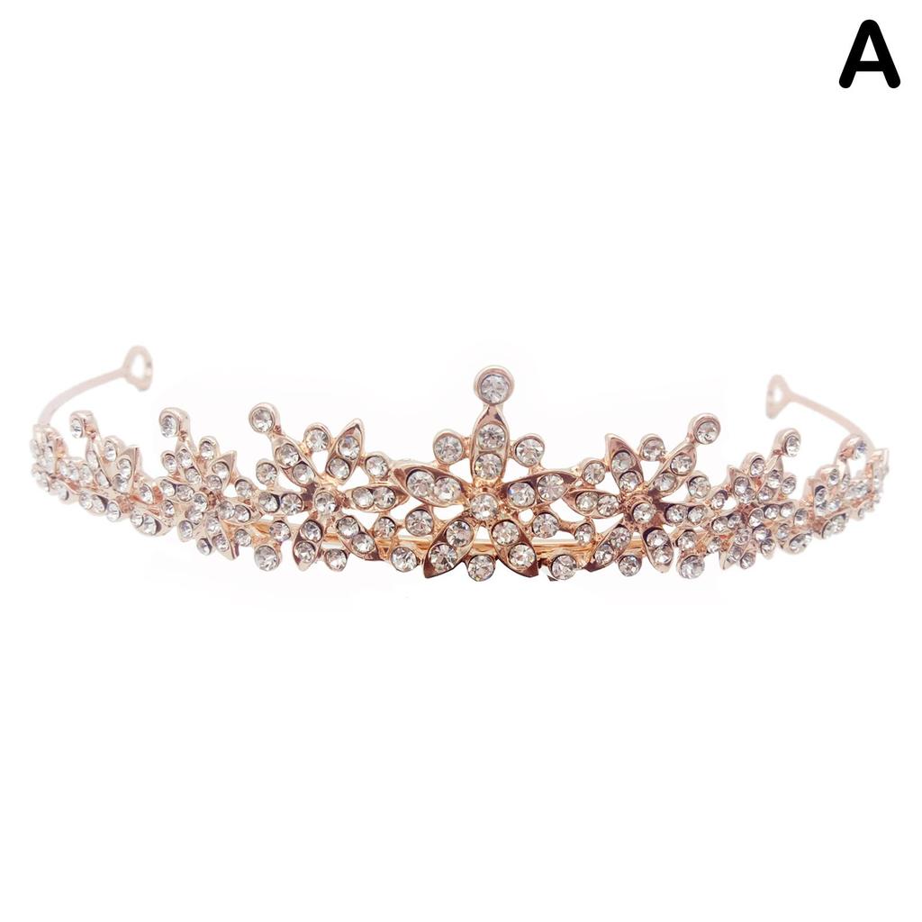 Принцесса Тиара Свадебная Повязка на Голову Свадебные Тиары и Короны Головной Убор Корона Свадебная Простая N1O2