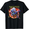 Iron Maiden - Fear Live Flames T-Shirt Tops Tee Men's Women's 100% Cotton