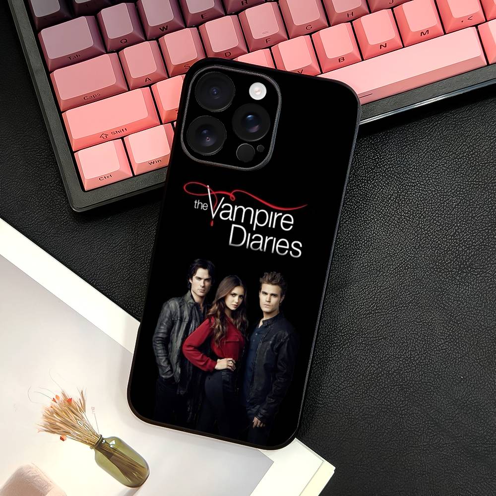 Горячий Чехол Для Телефона The V-Vampires D-Diaries Для IPhone 16 15 14 13 12 11 PRO MAX PLUS Mini TPU Мягкий Приятный Для Кожи Чехол