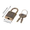 1 комплект, прямоугольный навесной замок, аппаратный замок для багажа с замком для шкатулки для драгоценностей, дневника