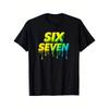 Летняя мода Детская футболка с принтом Six Seven 6 7 для девочки с короткими рукавами Футболка уличной моды Харадзюку Мальчик Летние топы