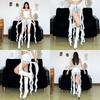 Fashion Irregular Ruffles Belts for Women Long Tassel Sexy Hip Curtain Waistband Adjustable Buckle Y2K Butt Curtain Streetwear