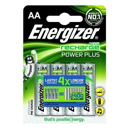 Energizer | AA/HR6 | 2000 mAh | Accu Power Plus Ni-MH rechargeable battery | 4 pcs.