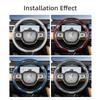 zkfan8 Suitable for Leapmotor Carbon Fiber Texture Steering Wheel Cover with Segmented Quick-Release Design, Durable, for Models T03 C10 B10 B05 B03X