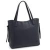 Shrink Leather A4 Size Compatible Bag Dark Blue 10101 [Kitamura] Semi-shoulder Z-0635 Women's [Navy]