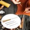10 шт. С медной ручкой Набор игл-шило для шитья кожи Ручной шов Для ремонта обуви Набор шил для шитья по холсту и коже