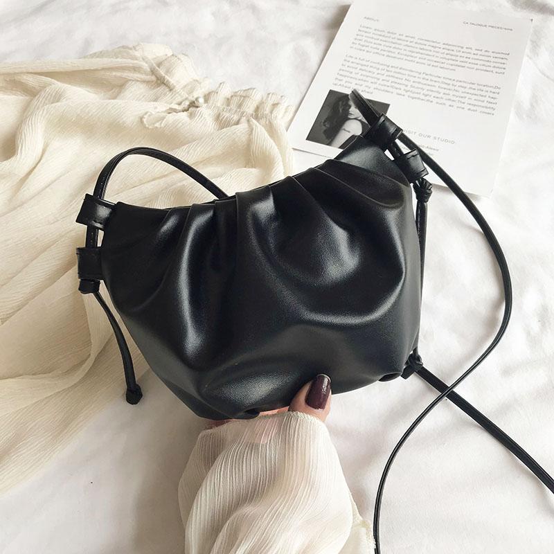 Сумка через плечо для женщин, легкая мини-сумка из искусственной кожи с застежкой-шнурком и карманом для ежедневных поездок на работу