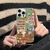 Аниме Человек-паук и Лола Чехол для телефона iPhone 17 16 15 14 13 Pro Max 11 12 Plus Серебристый Сатиновый Силиконовый Задний Чехол