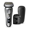 Braun Series 9Pro 9467cc Cleaning Machine Leather Shaver Case Included Electric Shaver Mad Silver +