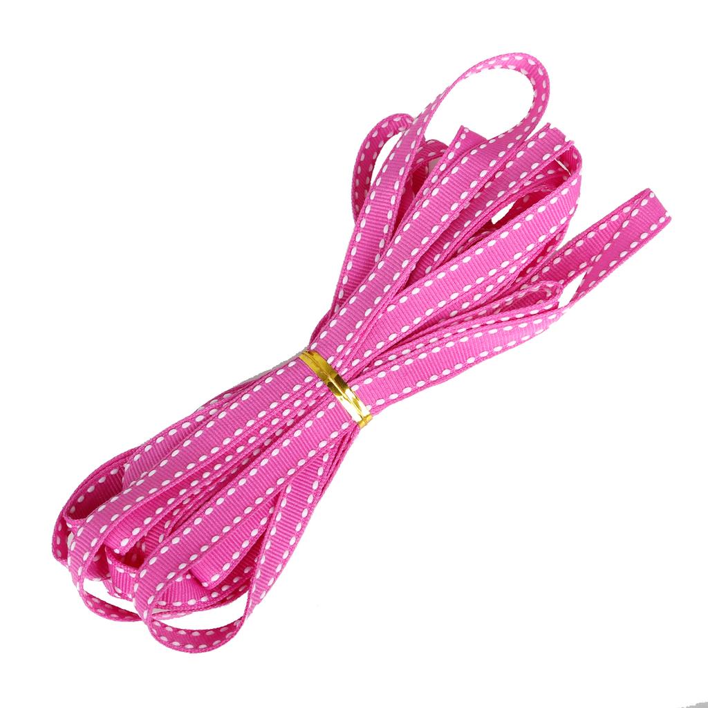 10mm Wide Polka Dot Webbing Packaging Gift Decoration Threaded Belt Colorful Various Ribbons