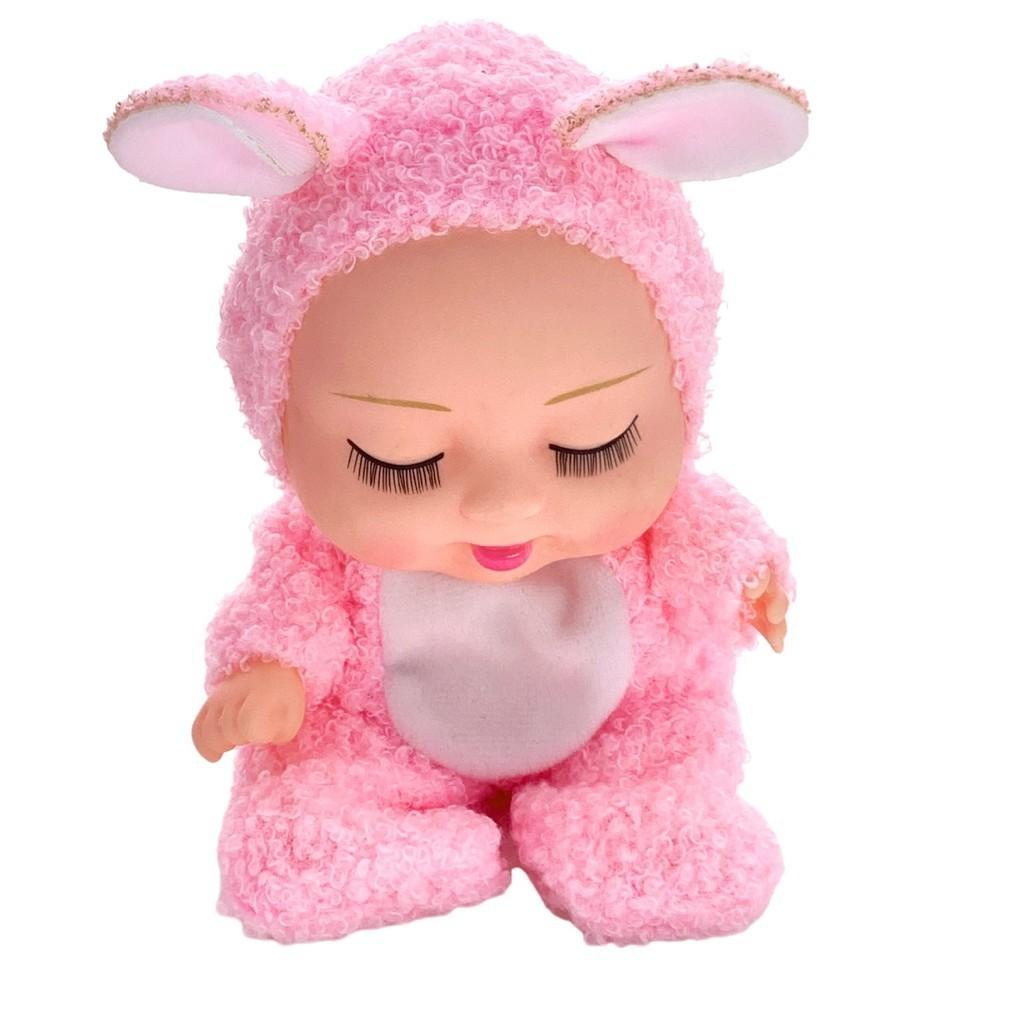 Очаровательная 8-дюймовая Спящая BJD Реалистичная Кукла Реборн Игрушка с Плюшевыми Нарядами Животных