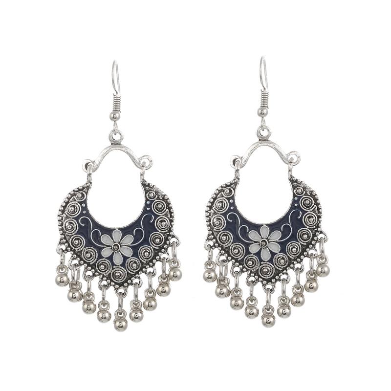 Модные Boho Винтажные Длинные Серьги-подвески с Кисточками Для Женщин Богемные Эмалированные Цветок Сердце Украшения Модные Серьги Bijoux