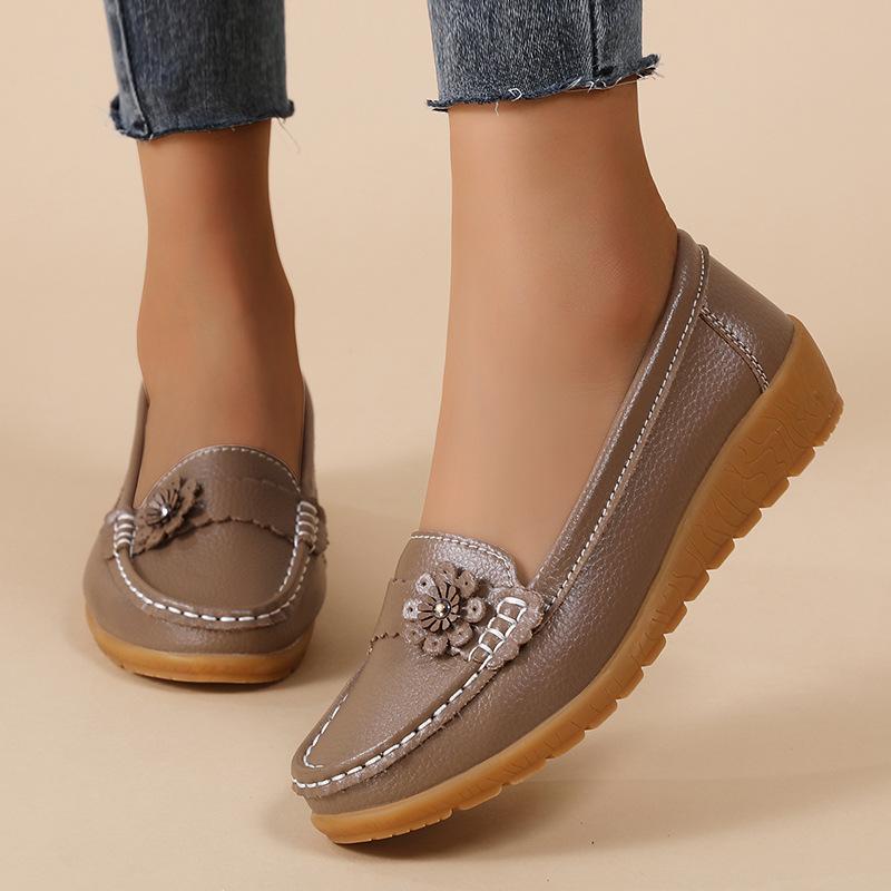 Весна и осень 2025 года, новые женские мокасины Zapatos Mujer, модные и универсальные туфли на плоской подошве, повседневные кроссовки, мокасины без застежек