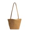 INS Style Straw Bucket Bag Summer Women Handbags Casual Beach Totes Bag  Girls