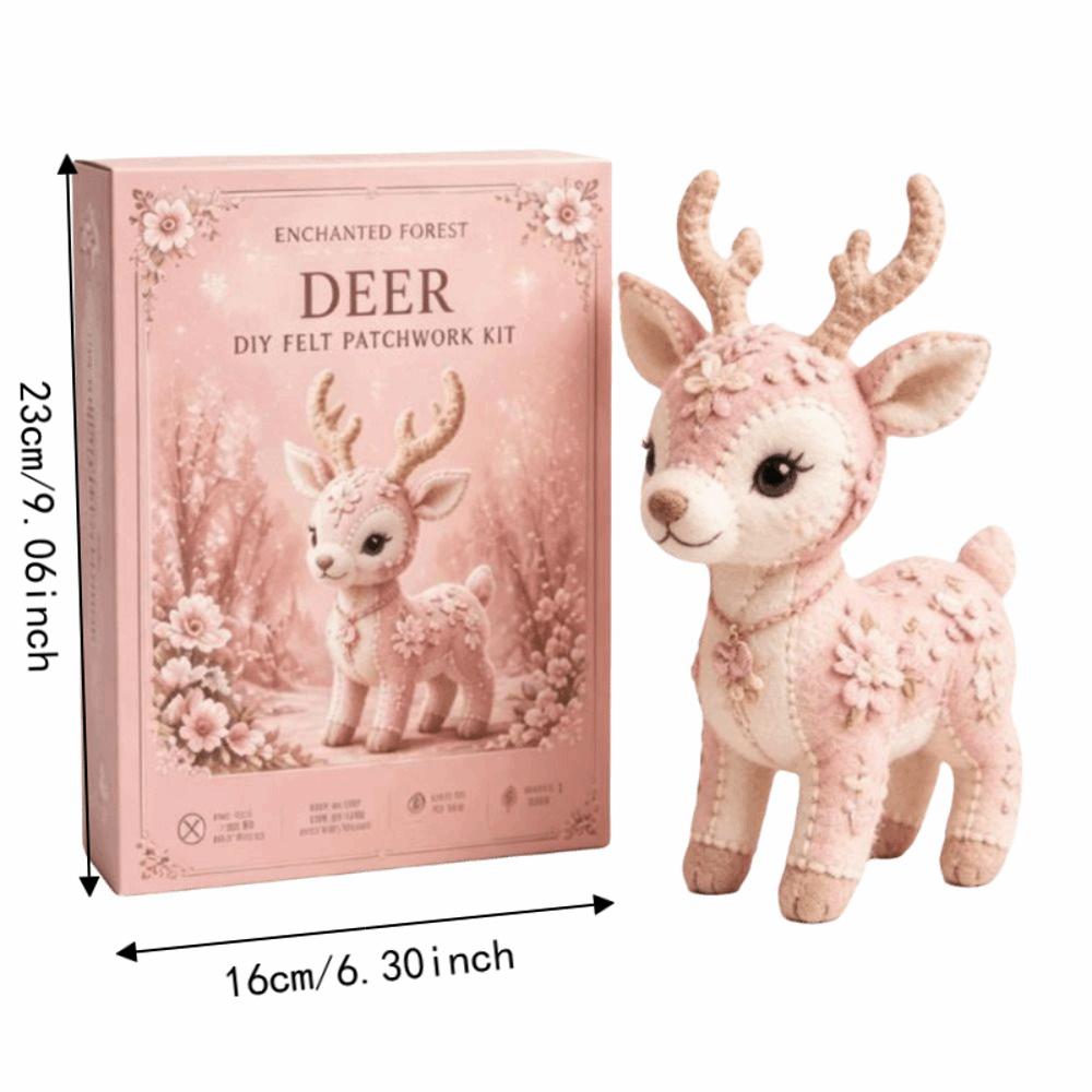 Reindeer Animals DIY Sewing Kit Sheep Material Pack Craft Kit Home Decor