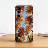 Осенние листья P-тыква Чехол для телефона Samsung Galaxy A73,A72,A71,A70,A53,A52,A51,Мягкий силиконовый черный чехол