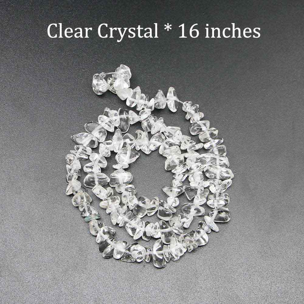 Natural 5mm Pink Crystal Chalcedony Gravel Beads for DIY Jewelry Making