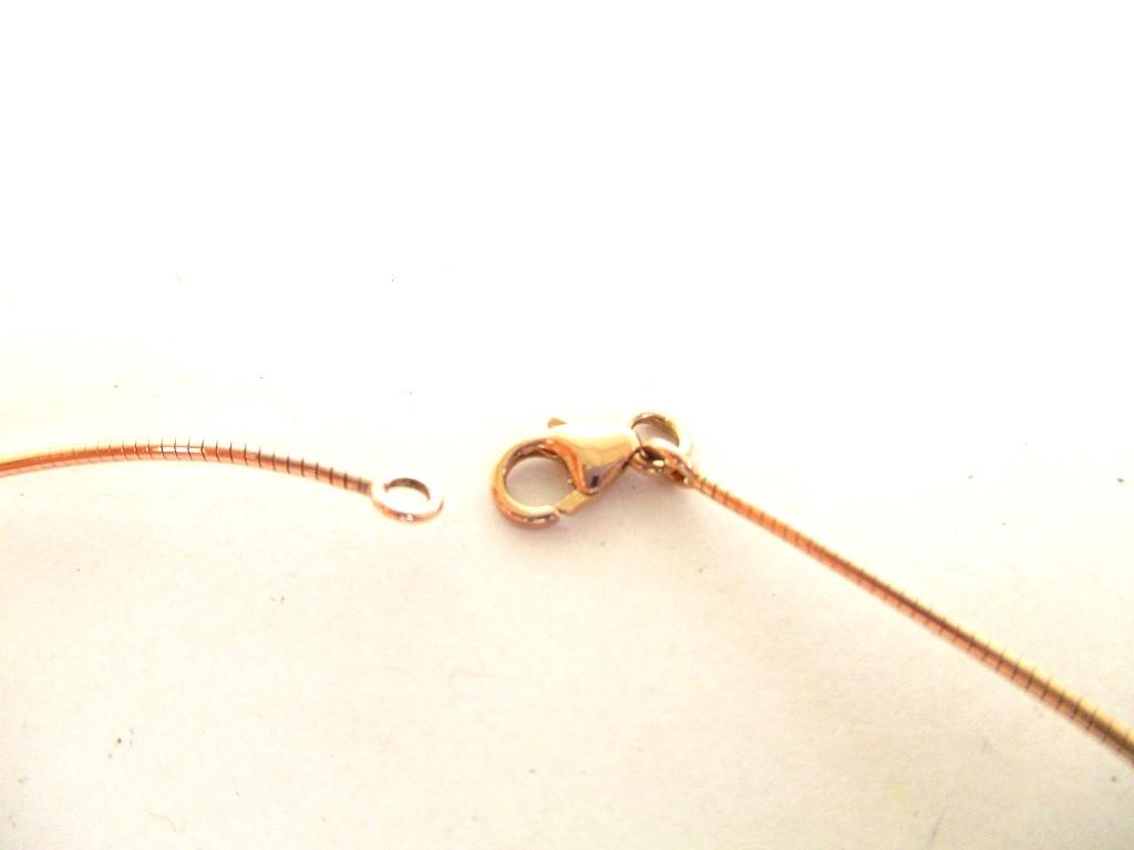 Подлинное колье-чокер с подвеской HERMES Orange Pop Ash H с покрытием из розового золота #a150 Отремонтировано продавцом