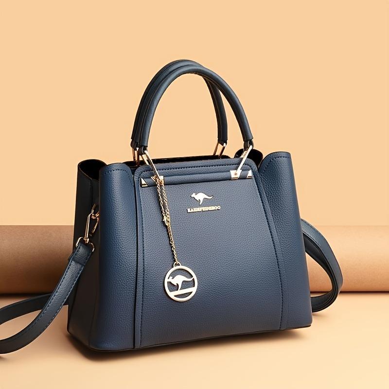 Chic Black Tote Bag for Women - Versatile Shoulder Handbag with Zip Closure, Polyester Lined, Casual Style, Perfect for Everyday Us