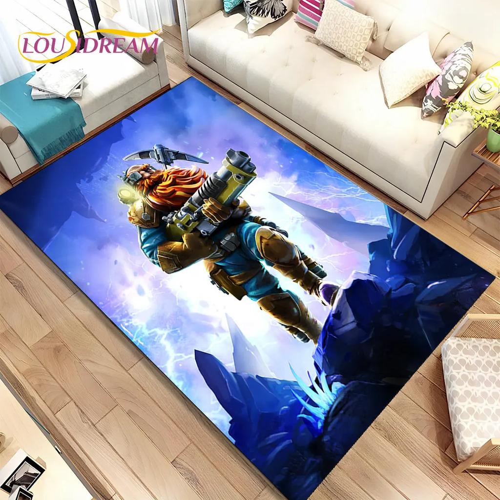 3D DRG Deep Rock Galactic Game Gamer Коврик, Коврик для гостиной Спальня Диван Коврик Украшение, детский нескользящий напольный коврик