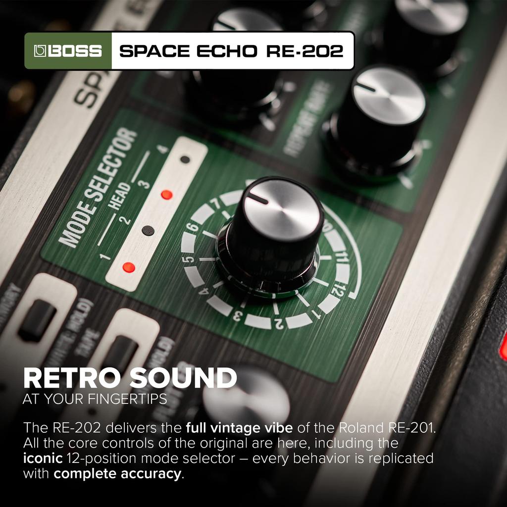 BOSS Space Echo Space Echo Echo Delay Reverb Гитарный эффектор RE-202