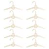 Multipacks of 10 Sturdy Wood Materials Nursery Hangers Gentle on Baby Clothes without Slip Features Home Accessory