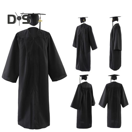 Выпускной мантии, шапочка с кисточками, комплект для выпускного 2025 года, костюм для переодевания, академическое платье унисекс для старшей школы и университета