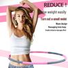 Detachable Hula Hoop for Waist Slimming & Fitness – Foam Massage Hoop for Adults & Kids, Private Label Available