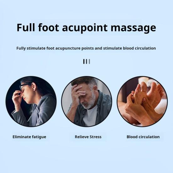 Круглый массажер для ног, коврик для снятия боли в ногах, расслабления мышц, детей и взрослых, противоскользящий, складной