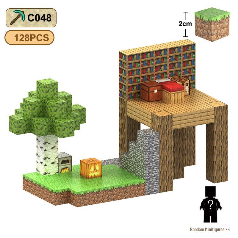Магнитный строительный набор Cross mc Minecraft: 2 см шестигранные магнитные кубики для детского развивающего DIY