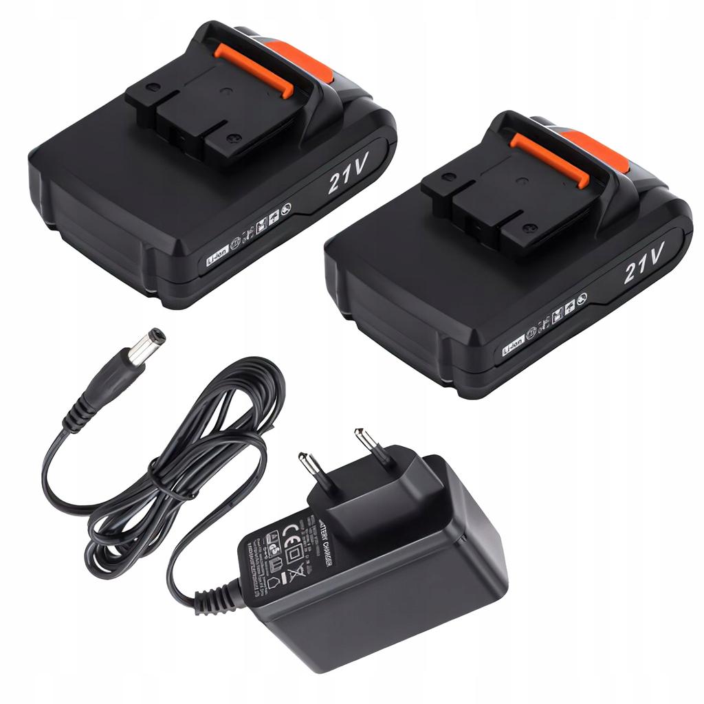 Kraft&Dele Cordless Drill Driver 21V 2Ah 2X Battery Set