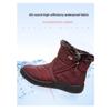 Plus Size Winter Warm Women's Snow Boots Women's Side Zipper Waterproof Cotton Boots Women's Shoes