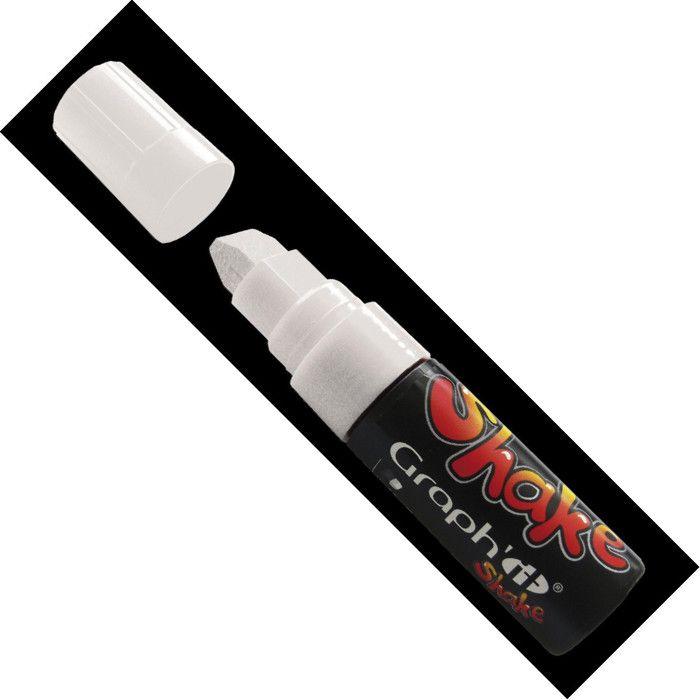 Graph'it shake 16 mm Marqueur peinture Graph'it Shake à base d'eau, - Couleur : Blanc - Code : 0000 - Pointe : XL 5-16 mm - ous